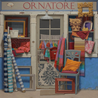 ORNATORE - 2020, olio su tavola 180 x 180 cm. IMG_6221