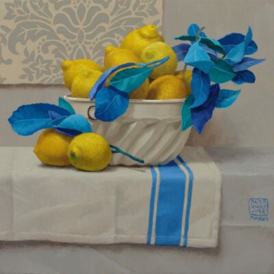 Torta al limone - 2022, olio su tavola 45 x 45 cm. IMG_2259RURIT