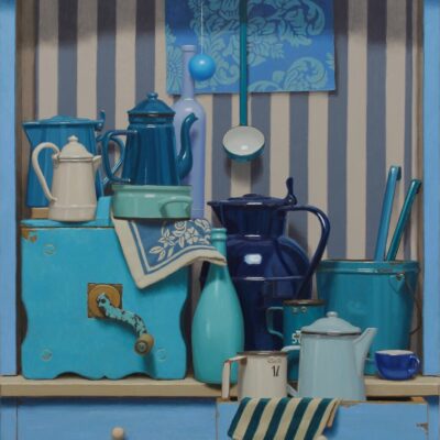 Ci ho messo una pezza - 2025, olio su tavola 100 x 80 Ci ho messo una pezza - 2025, olio su tavola 100 x 80